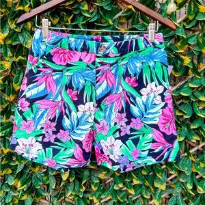 🔹 Wild Fable Chino Bermuda Tropical Print High Rise Shorts